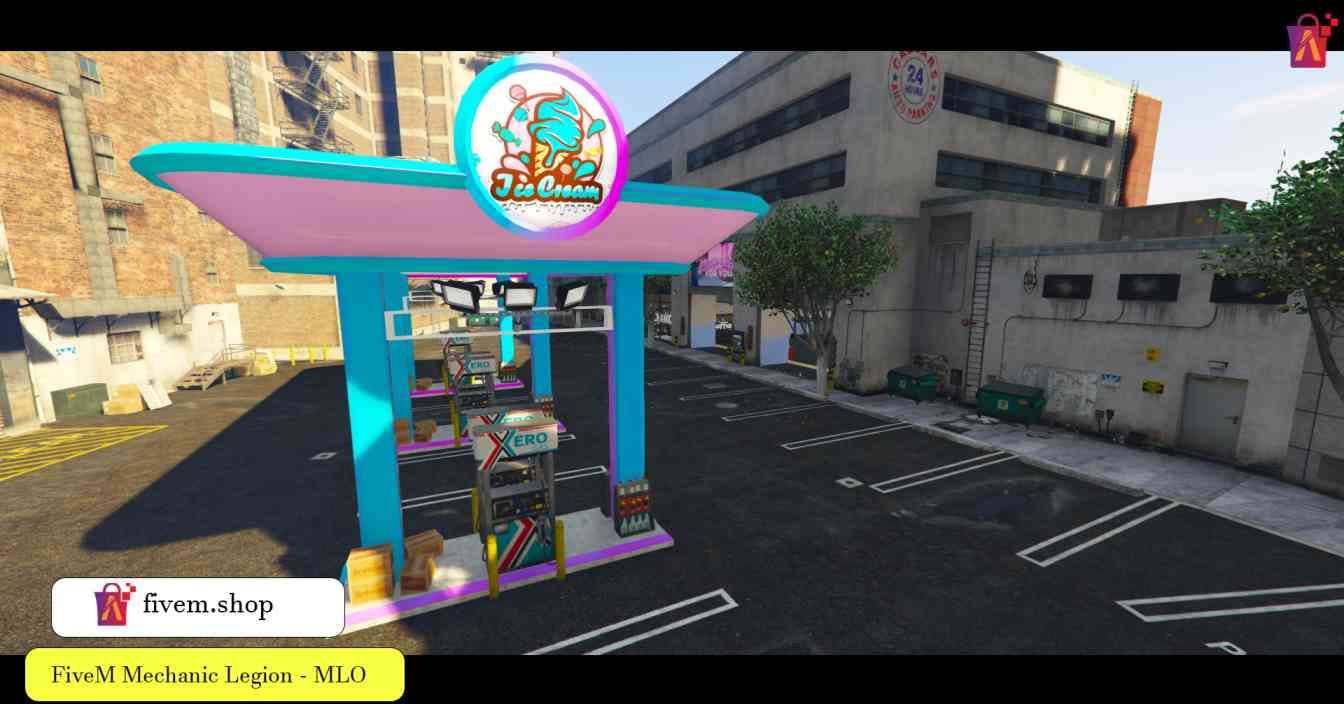 FiveM Legion Mechanic Shop MLO