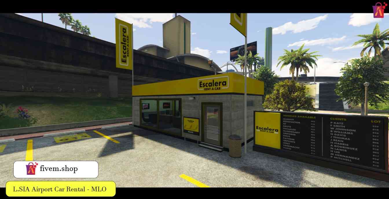 LSIA Airport Car Rental FiveM
