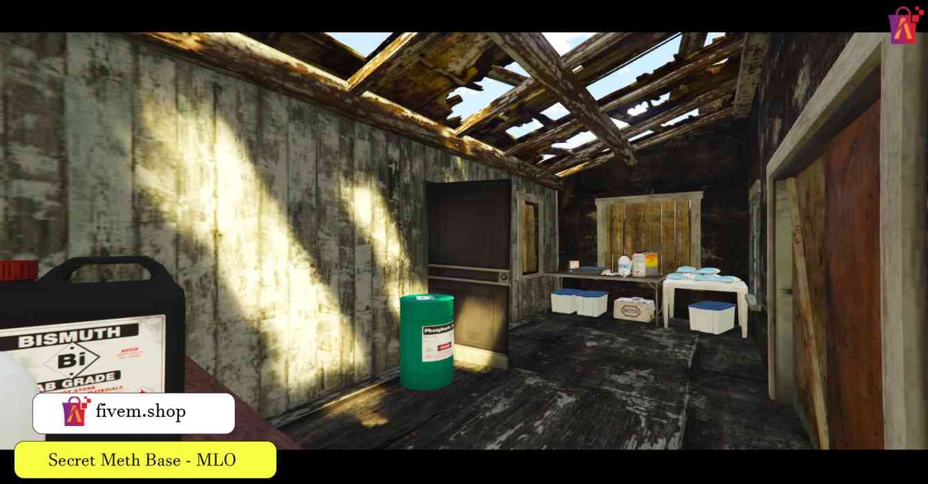 Fivem Secret Meth Base MLO