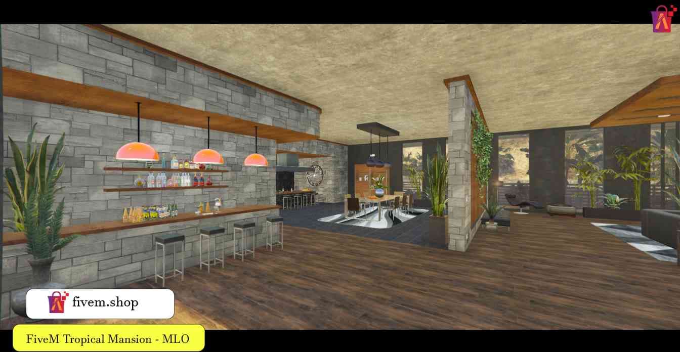 FiveM Tropical Mansion MLO