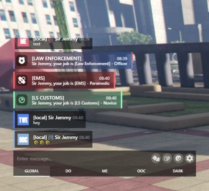 FiveM Chat Script