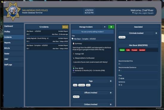 qbcore mdt