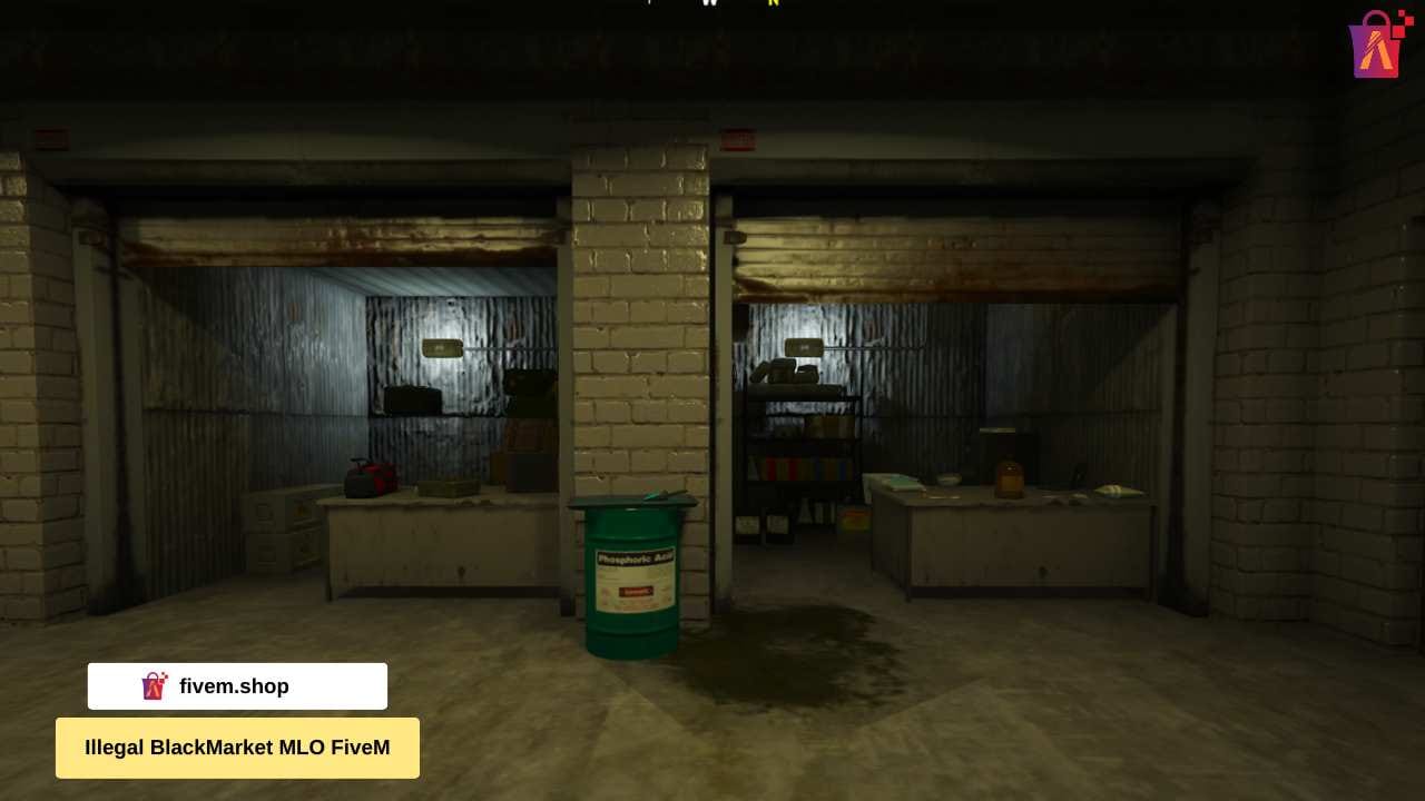 Illegal BlackMarket MLO FiveM