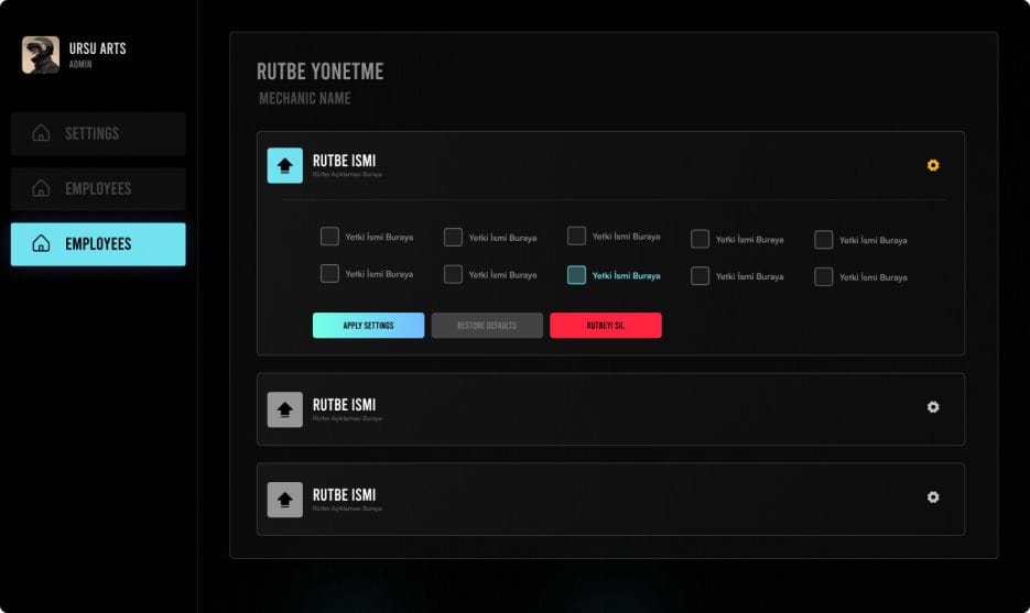 FiveM Mechanic Tuning Script