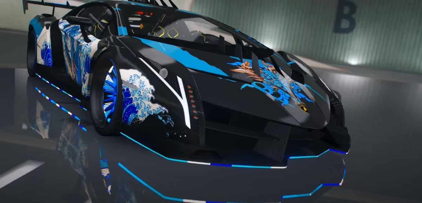 FiveM Lamborghini Veneno DRAGON | Animated Lights