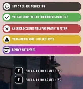 FiveM Notification Script