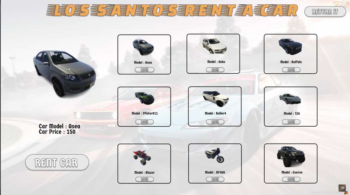 ESX RentCar