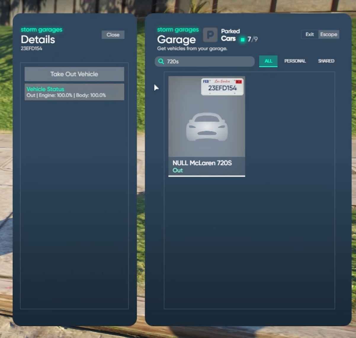FiveM Parking Script