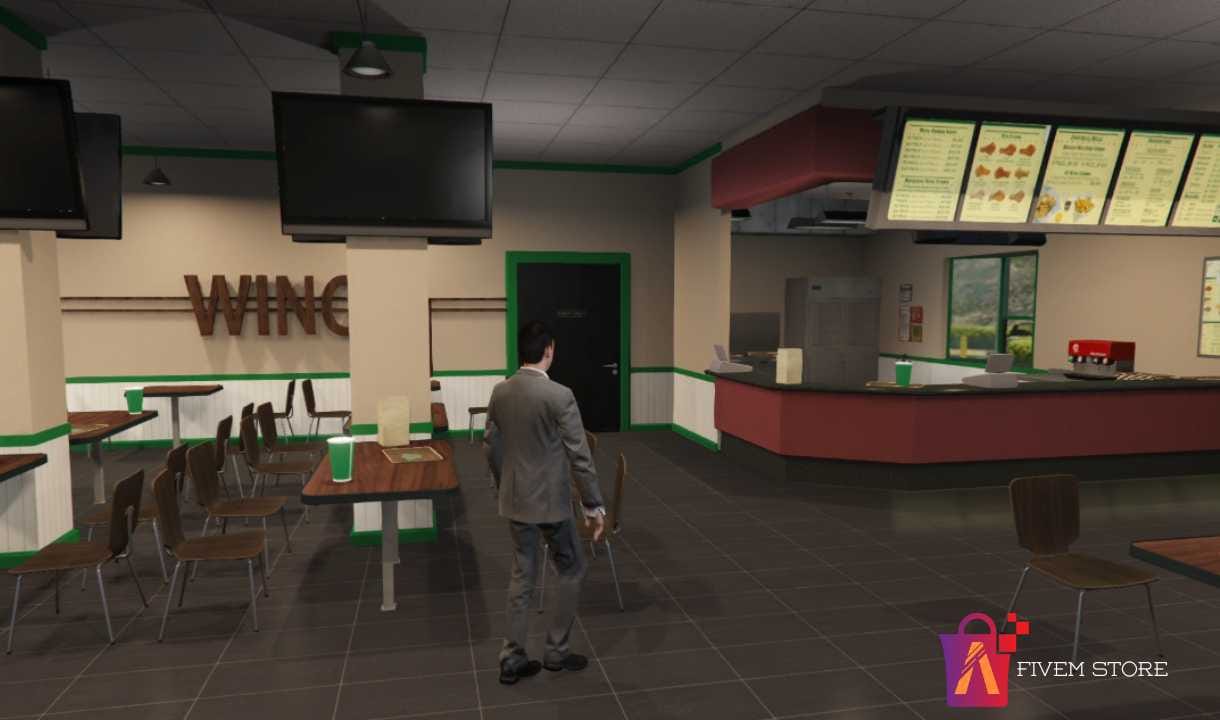 FiveM NoPixel Wingstop Store Mlo