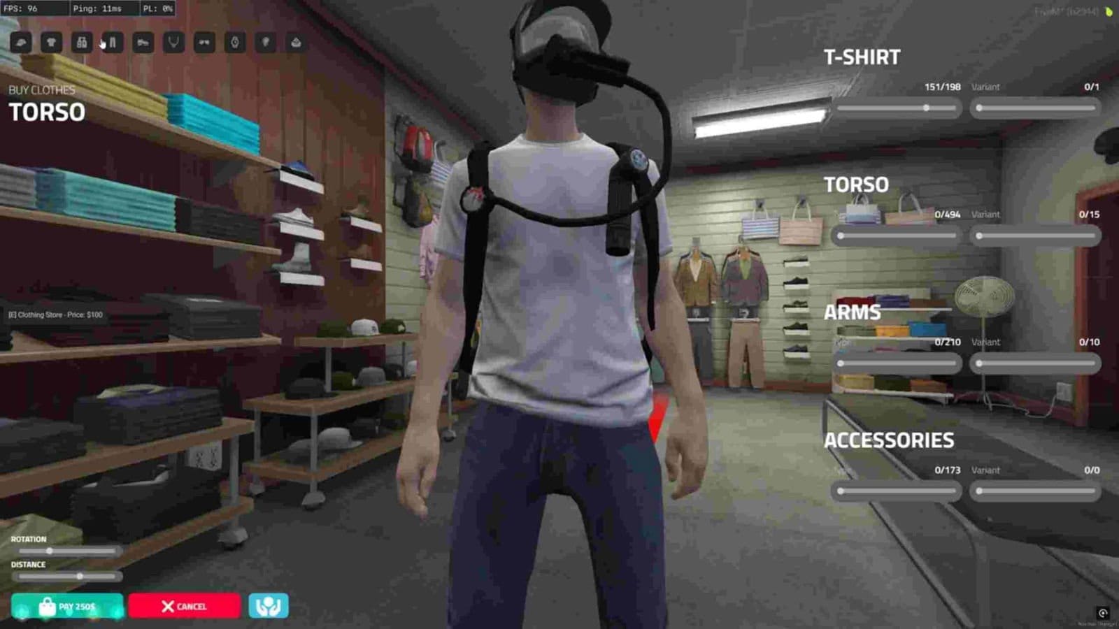 FiveM Clothes Menu Script
