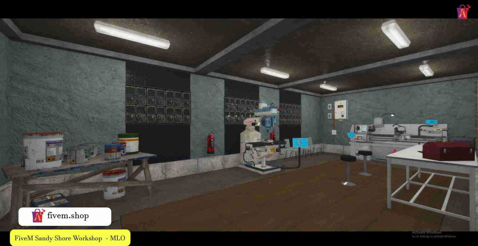 FiveM Sandy Shore Workshop MLO