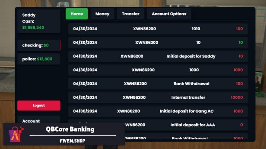 FiveM Banking Script