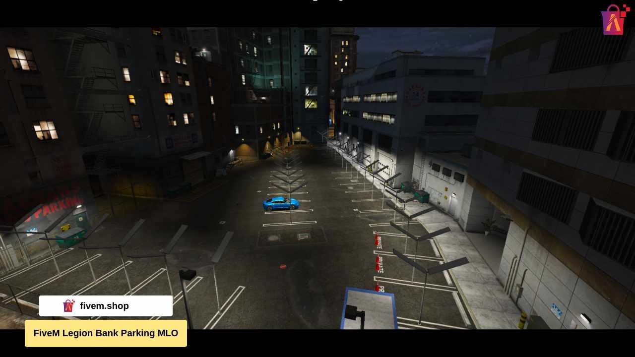 FiveM Legion Bank Parking MLO