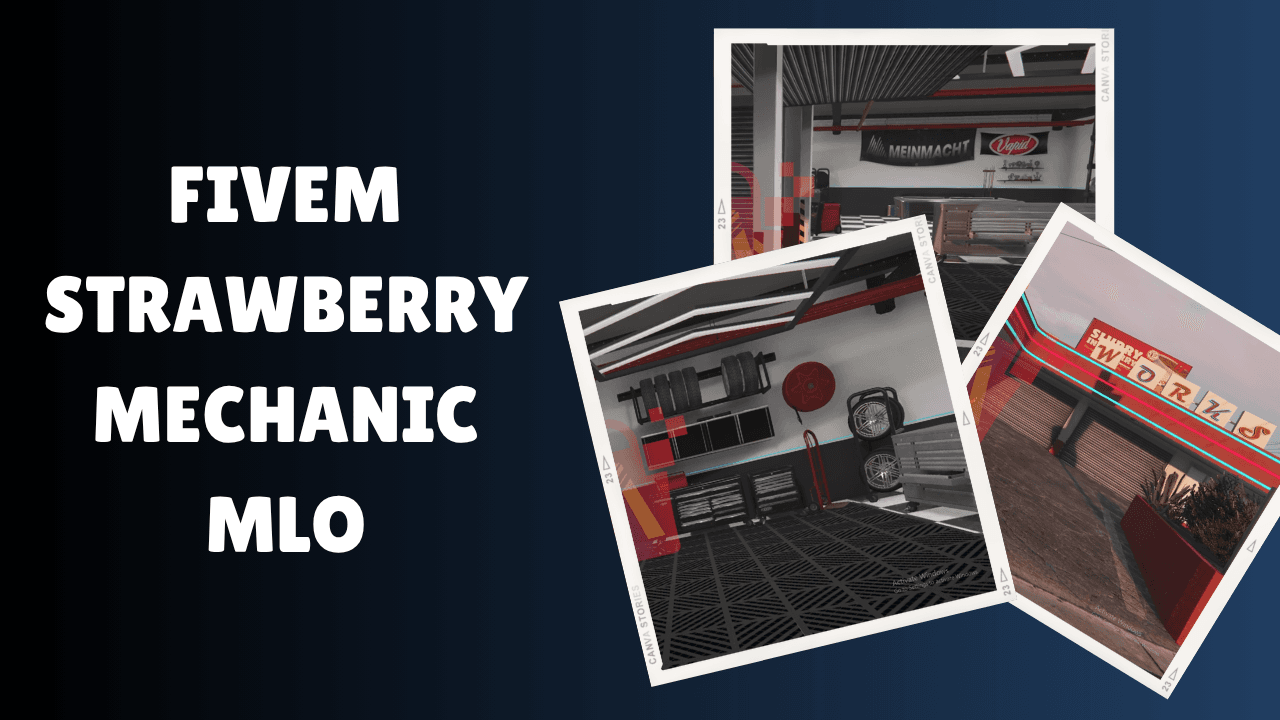FiveM Strawberry Mechanic MLO