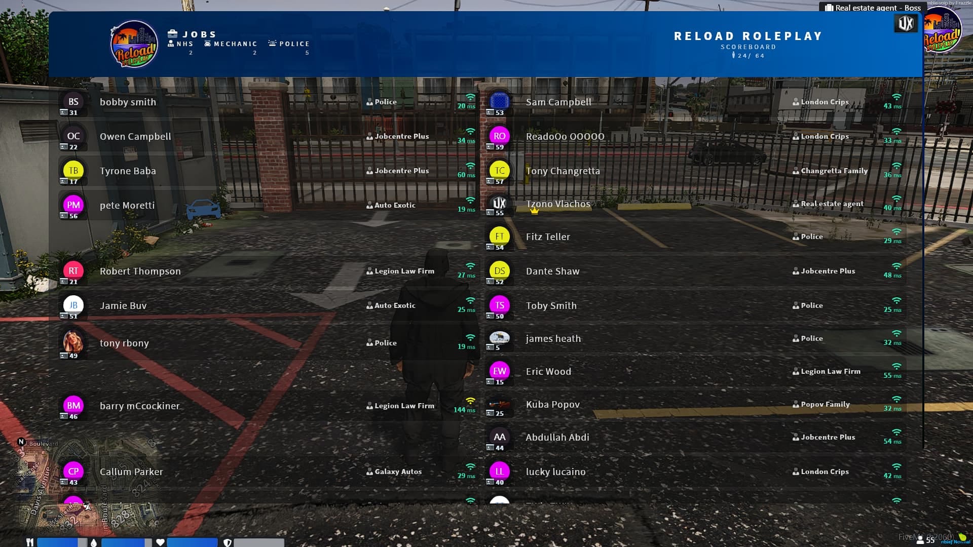 QBCore Scoreboard
