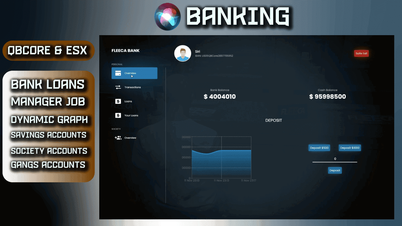 QBCore Banking