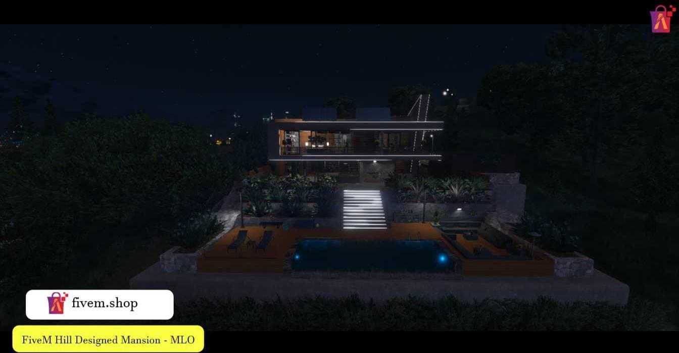 FiveM Hill Designed Mansion MLO