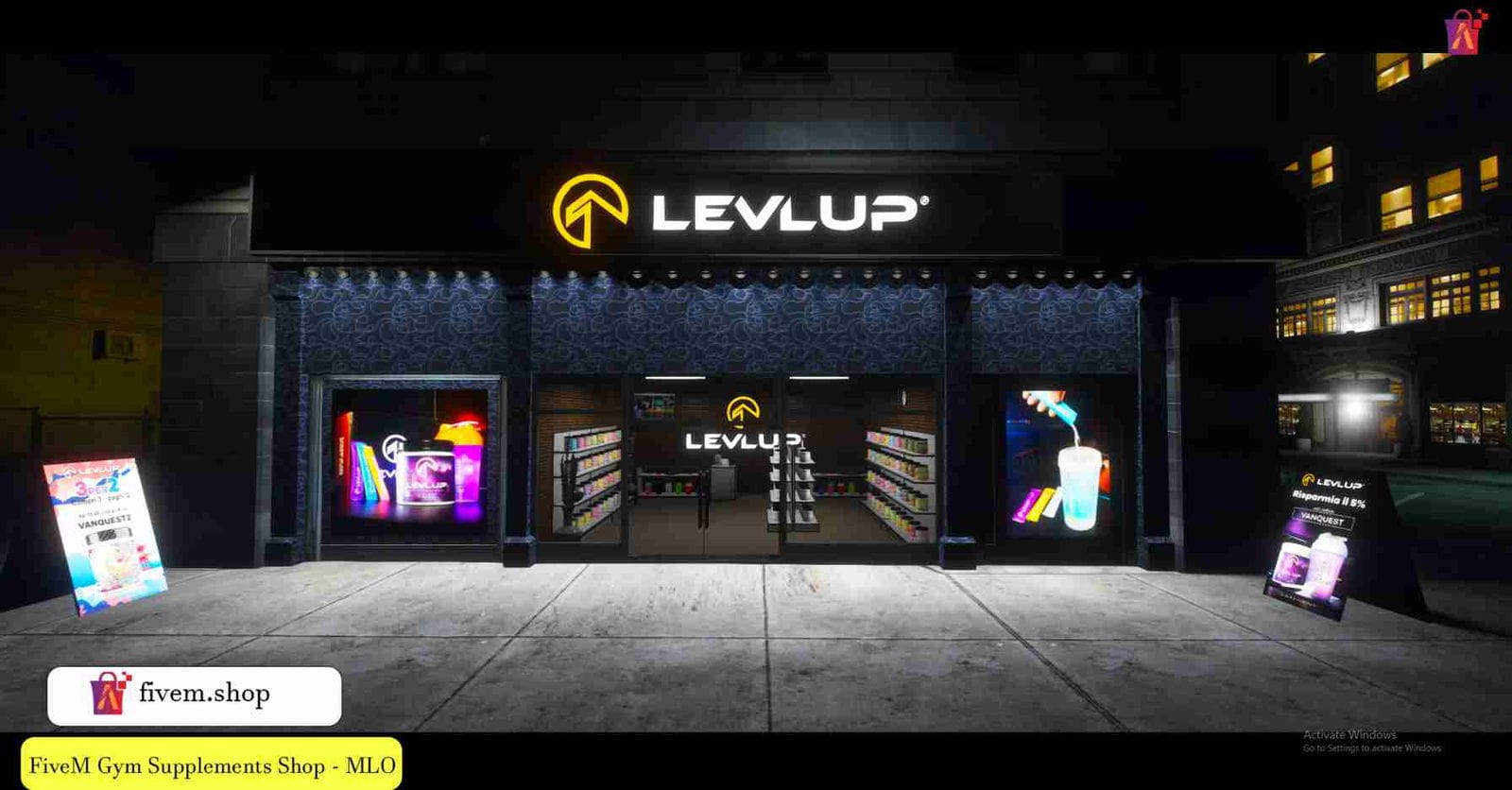 FiveM Gym supplements shop