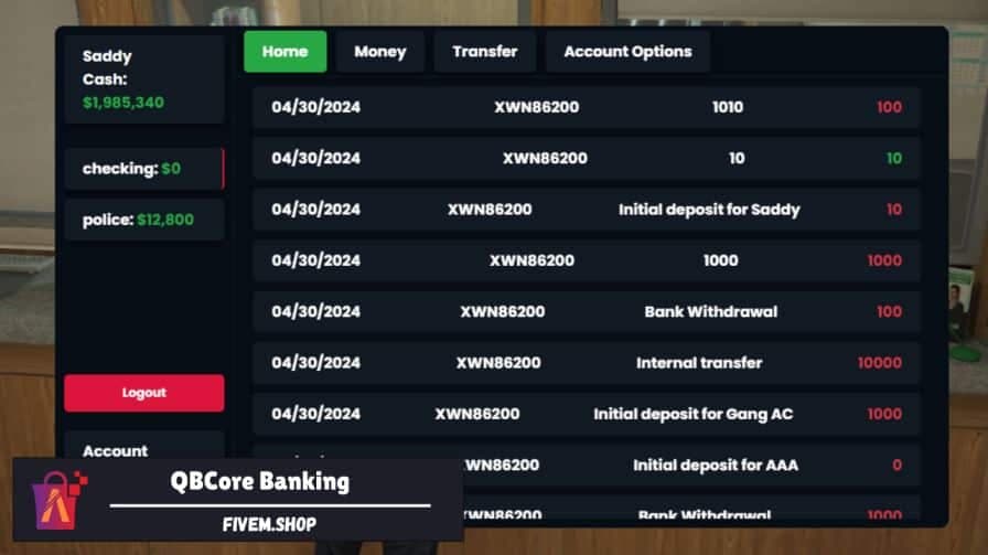 FiveM Banking Script