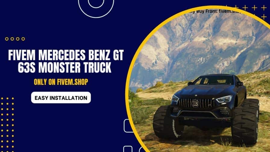 FiveM Mercedes Benz GT63s Monster Truck